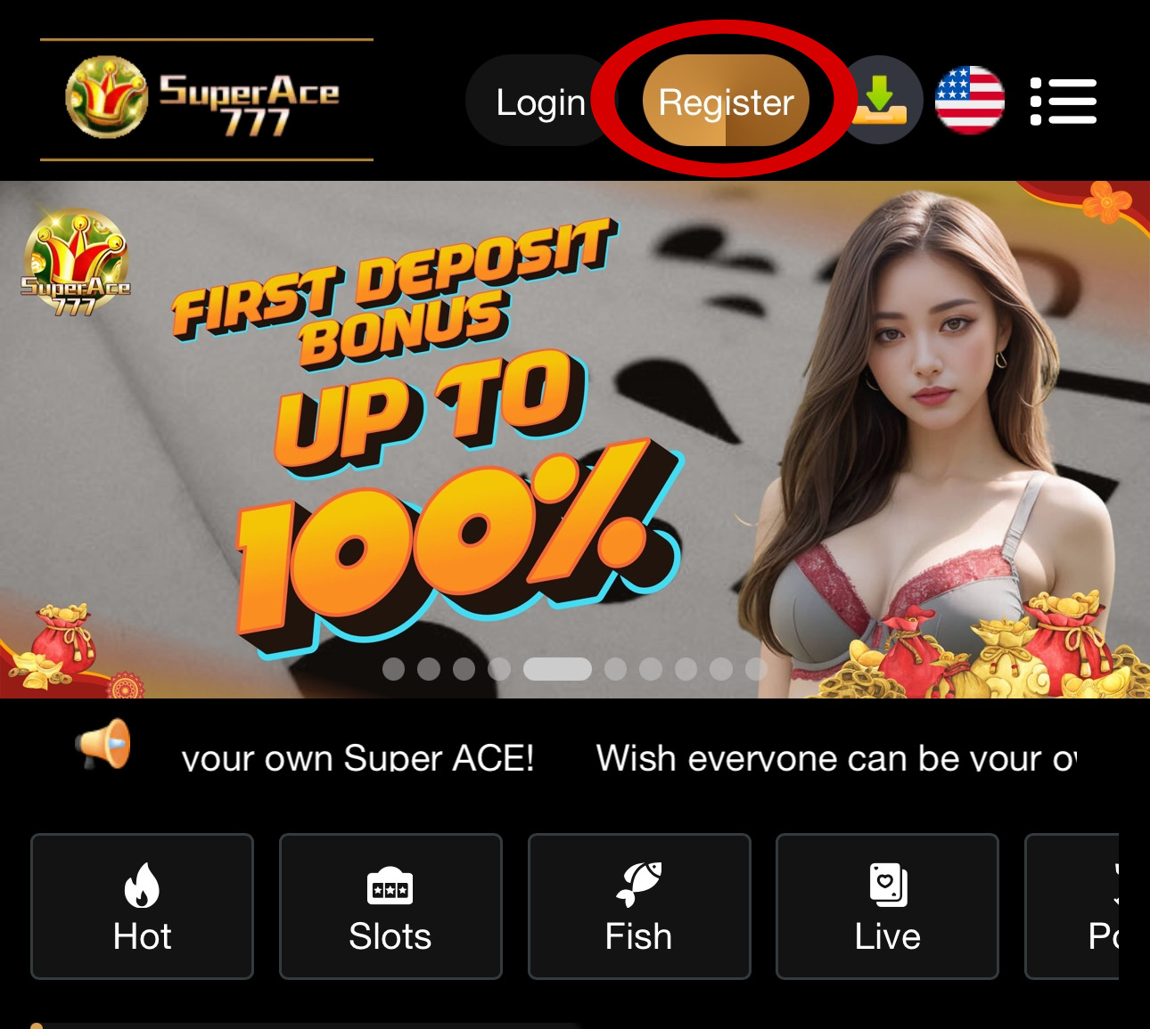 You need to bet 5250 before withdrawal. (500+25)*10= Php 5250